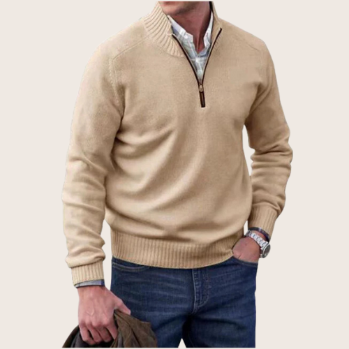 CRISPIN | SIMPLE RIBBED SWEATER