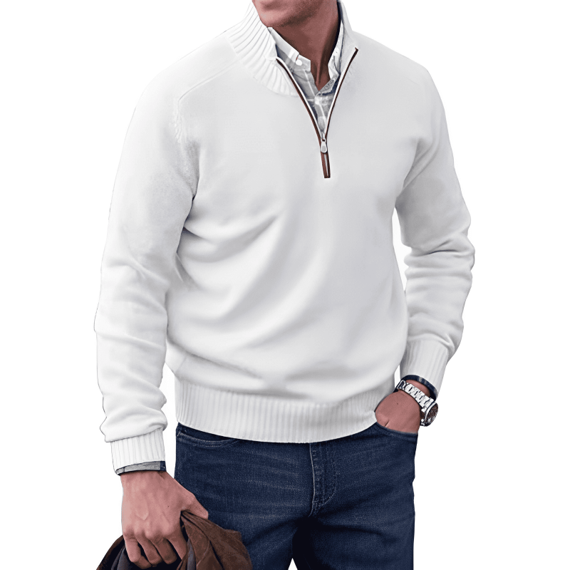 CRISPIN | SIMPLE RIBBED SWEATER