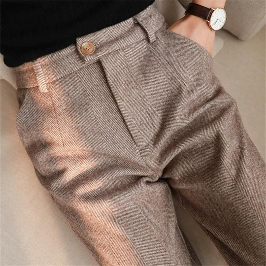 MALCOLM - TEXTURED TROUSERS