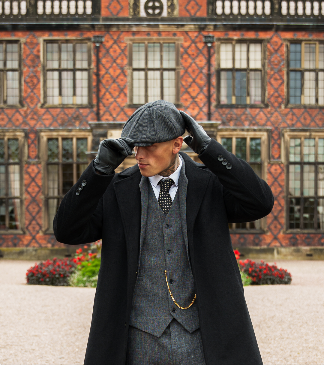 SHELBY | LEATHER GLOVES + CAP