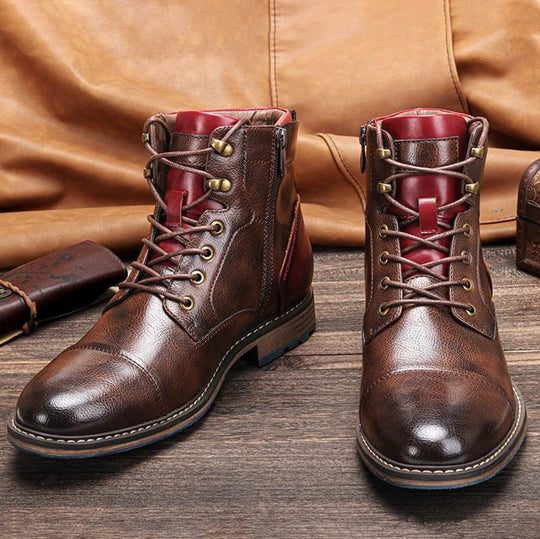 KRISTIAN | HANDCRAFTED PREMIUM LEATHER OXFORD BOOTS