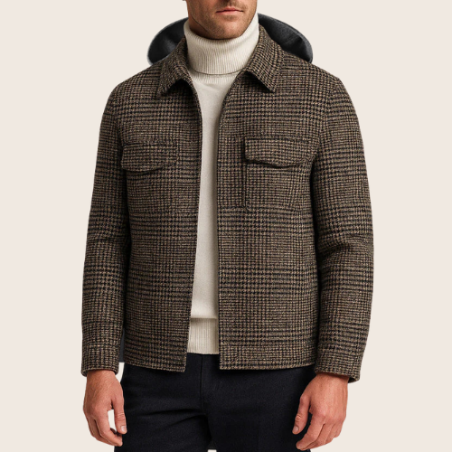 MASON | PLAID SHORT COAT