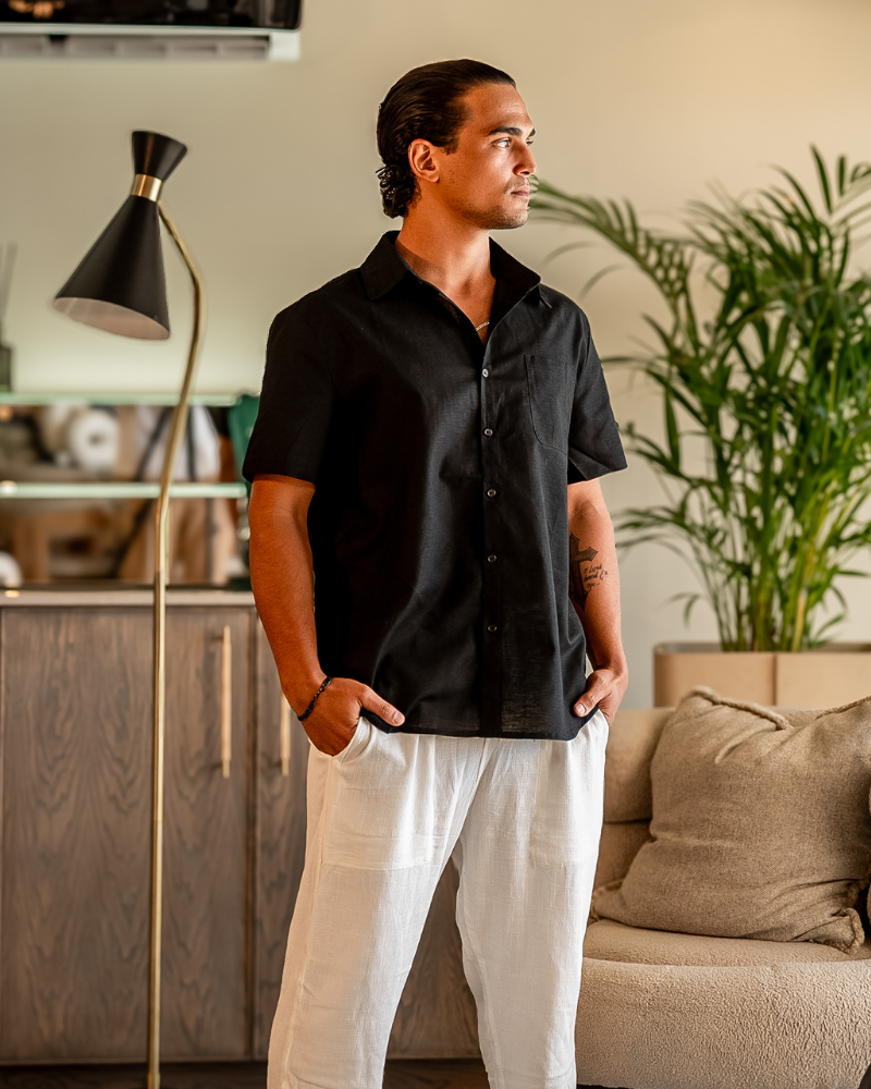 CAPE TOWN | LINEN SHORT SLEEVE SHIRT