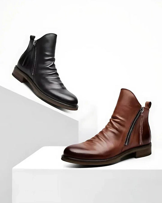 JAMES | LEATHER CHELSEA BOOTS