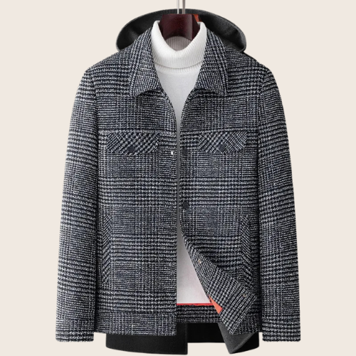 MASON | PLAID SHORT COAT
