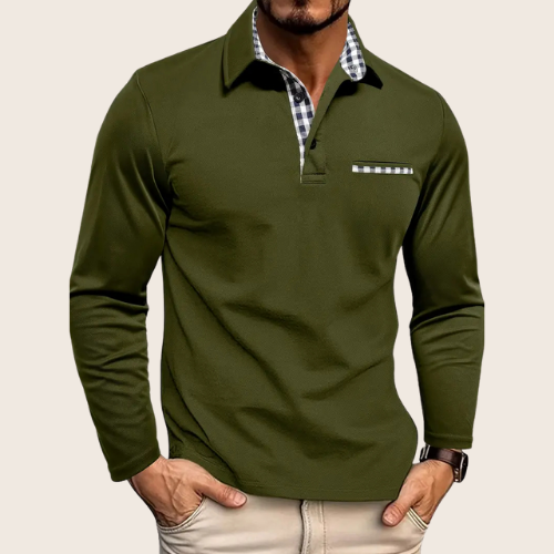 VINCE | POLO SWEATER