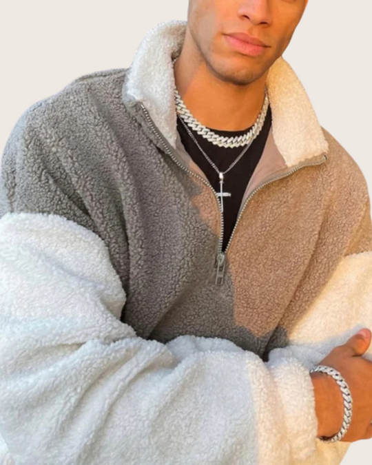 FREDDIE COZY HALF ZIP SWEATER