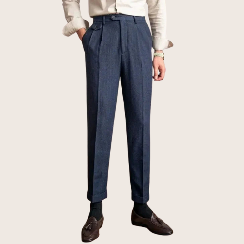 MASON | OLD MONEY WOOL STRAIGHT PANTS