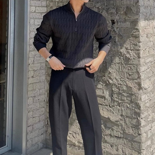 GWANGJU | HALF ZIP SWEATER