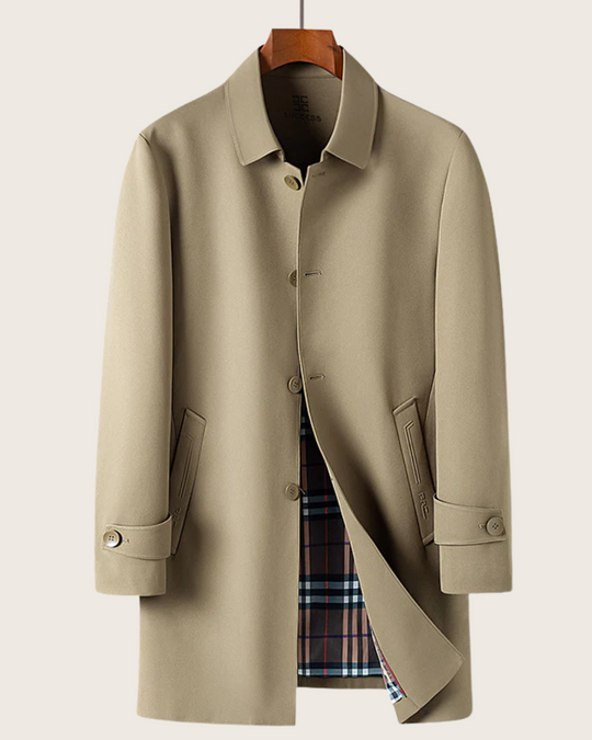 COLE™ | STYLISH CHECKERED COAT