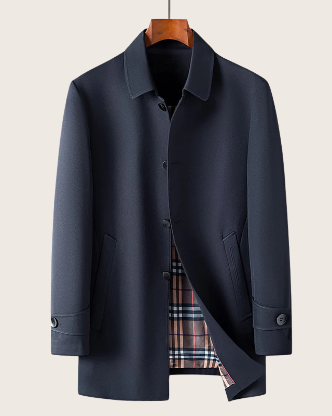 COLE™ | STYLISH CHECKERED COAT