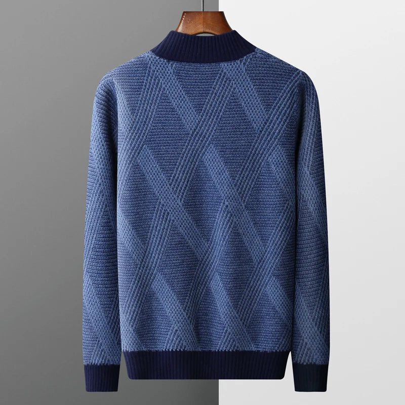 JACKSON | PURE WOOL TURTLENECK SWEATER 100% MERINO WOOL