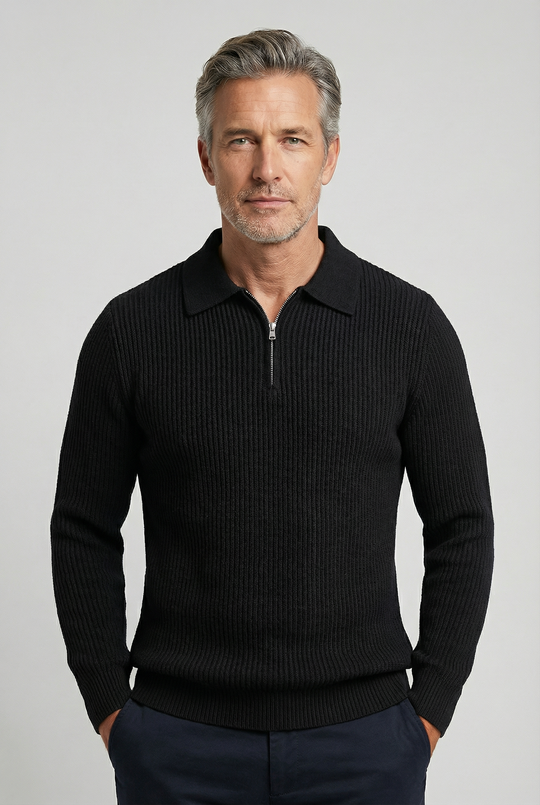 HUNTER | QUARTER-ZIP SWEATER