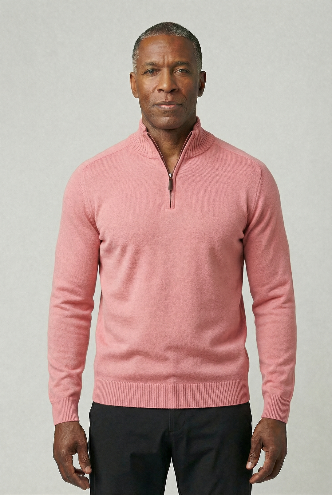 CRISPIN | QUARTER-ZIP SWEATER
