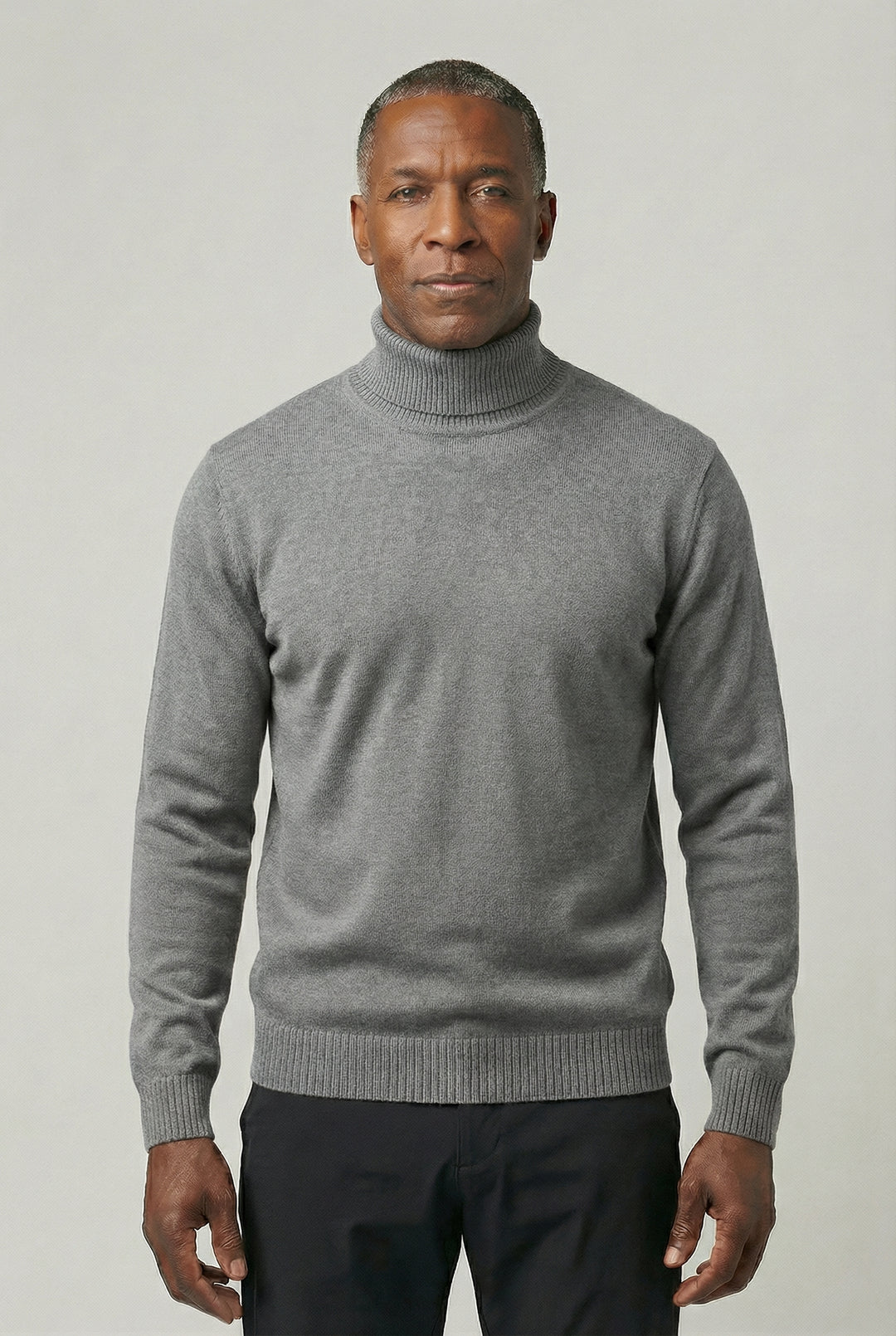 NOAH | TRIM FIT TURTLENECK SWEATER