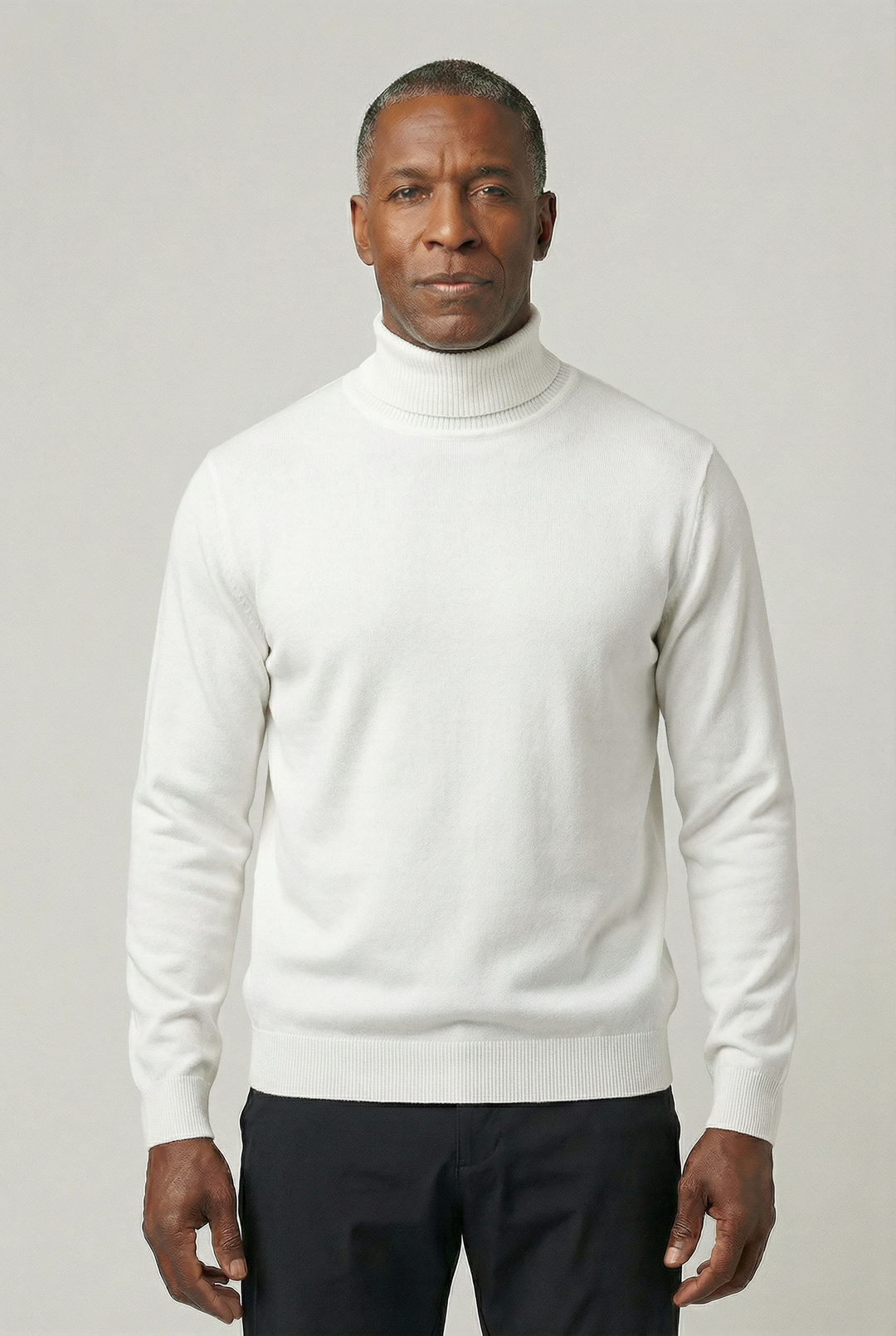NOAH | TRIM FIT TURTLENECK SWEATER