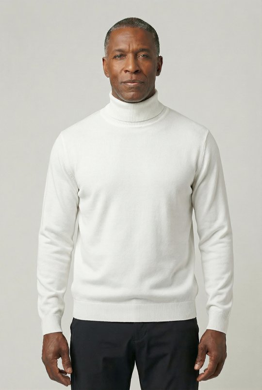 NOAH | TRIM FIT TURTLENECK SWEATER