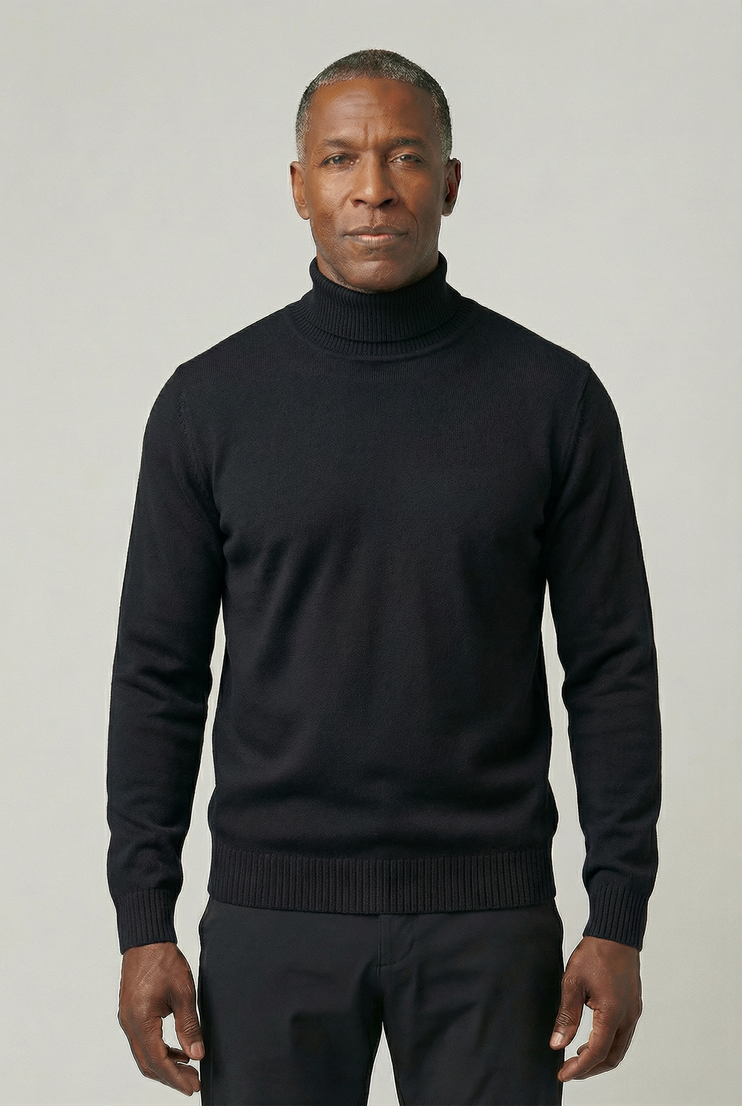 NOAH | TRIM FIT TURTLENECK SWEATER