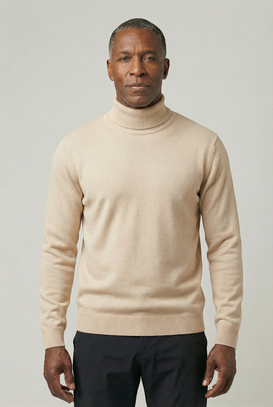 NOAH | TRIM FIT TURTLENECK SWEATER