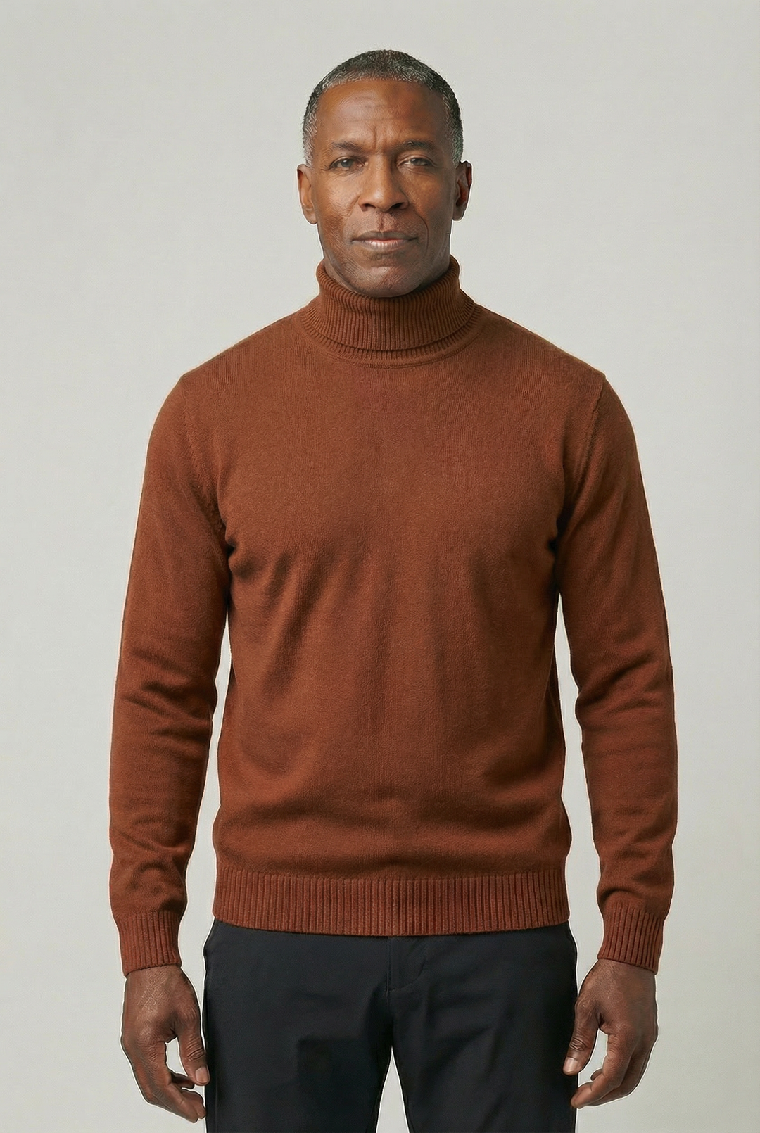 NOAH | TRIM FIT TURTLENECK SWEATER