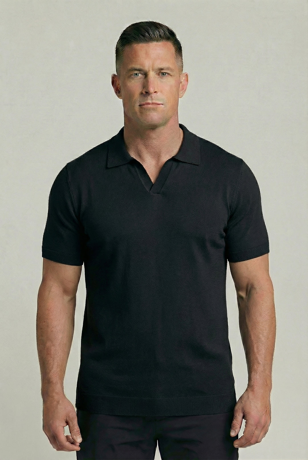 GARRETT | TIPPED KNIT POLO