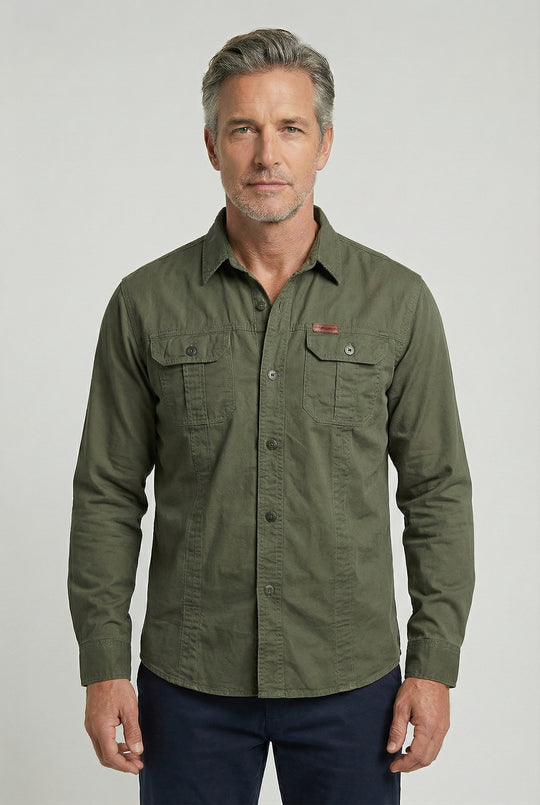 TERRY | UTILITY CARGO SHIRT