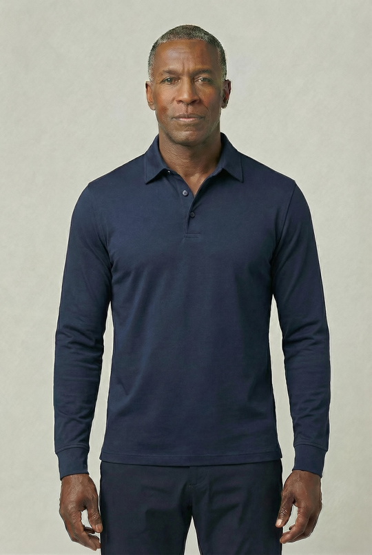 DAMIEN | LONG-SLEEVE POLO