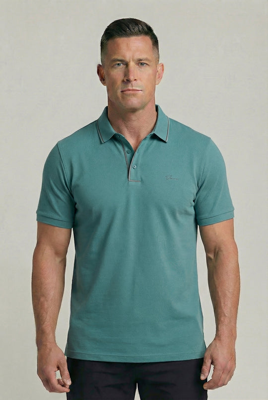 ELIJAH | CONTRAST-TIPPED POLO