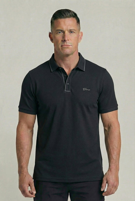 ELIJAH | CONTRAST-TIPPED POLO