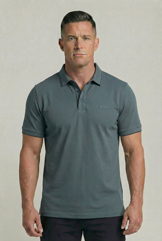 ELIJAH | CONTRAST-TIPPED POLO