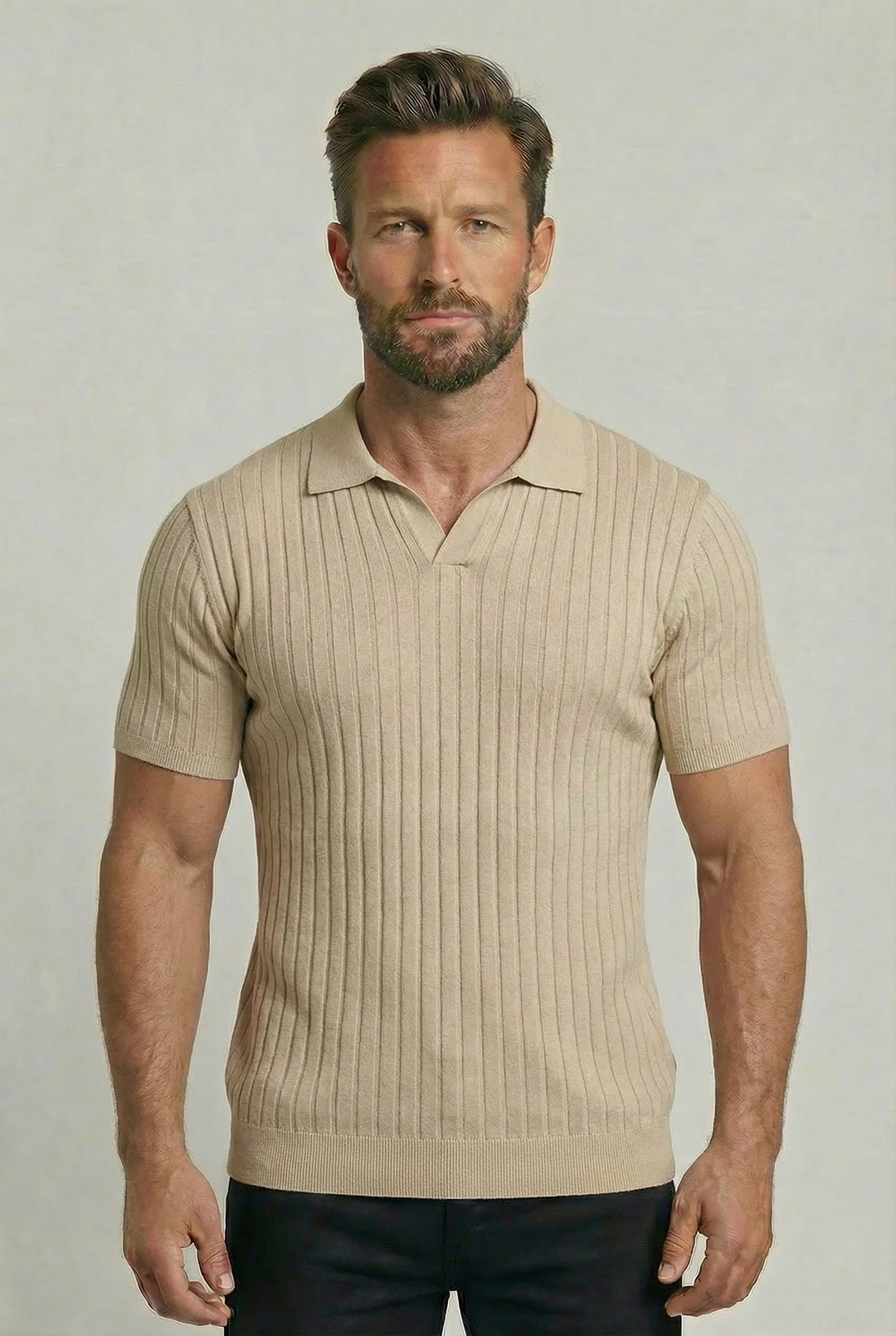 CHUNCHEON | RIBBED KNIT POLO