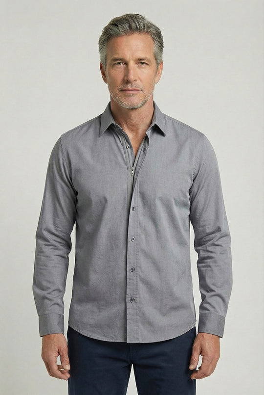 RUPERT | WRINKLE-FREE ZIPPER SHIRT