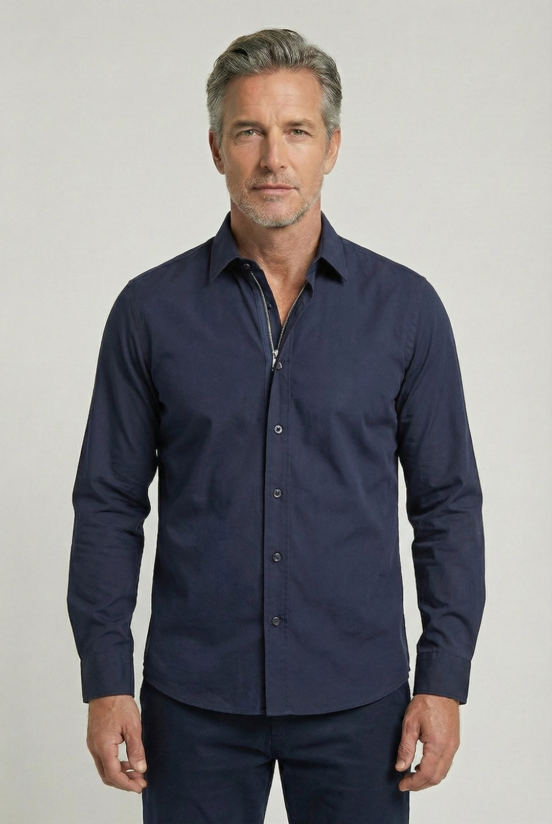 RUPERT | WRINKLE-FREE ZIPPER SHIRT