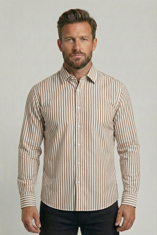 MICHAEL | OLD MONEY STRIPED SHIRT