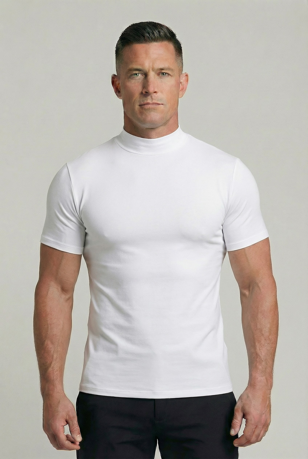 ARMANDO - MOCK NECK T-SHIRT