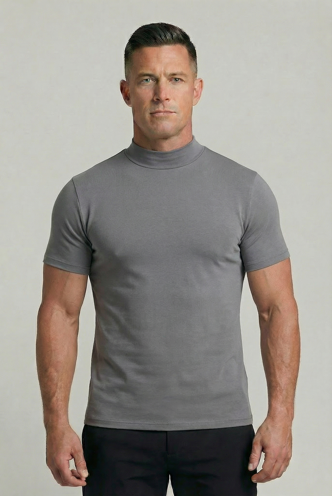 ARMANDO - MOCK NECK T-SHIRT