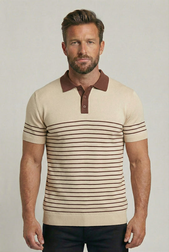 SEBASTIAN | BRETON STRIPED POLO