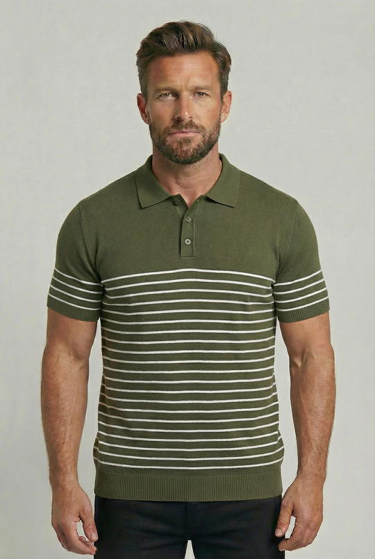 SEBASTIAN | BRETON STRIPED POLO