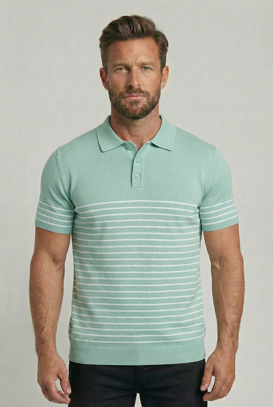 SEBASTIAN | BRETON STRIPED POLO