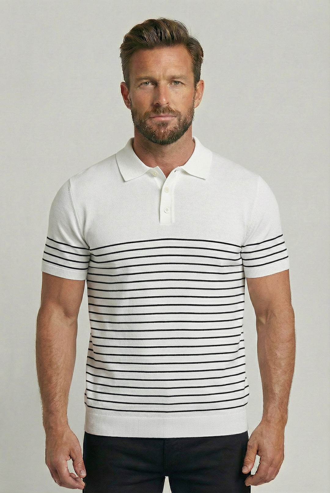 SEBASTIAN | BRETON STRIPED POLO