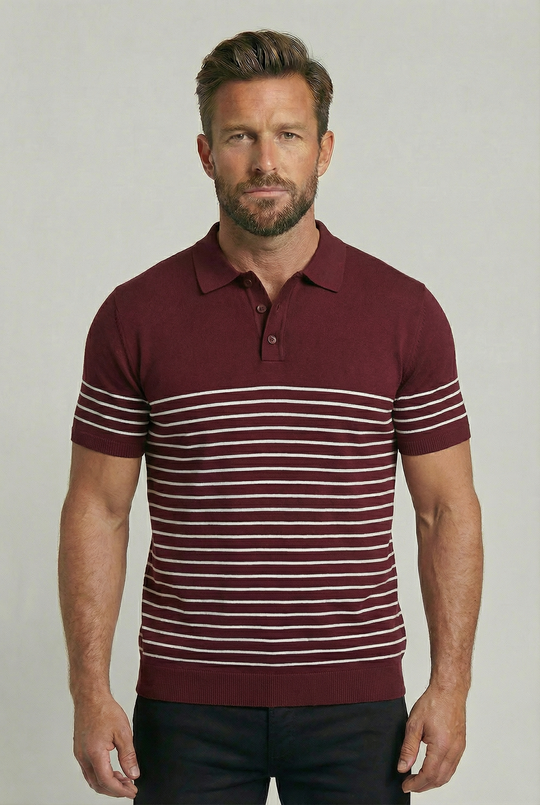 SEBASTIAN | BRETON STRIPED POLO