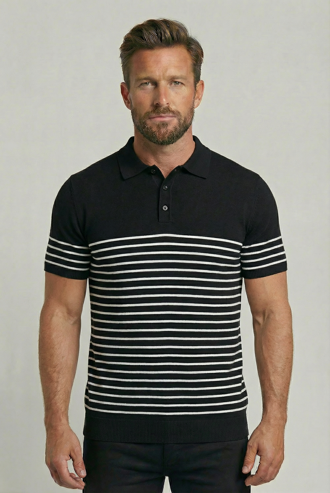 SEBASTIAN | BRETON STRIPED POLO