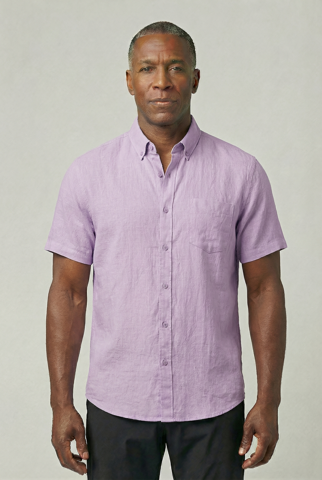 VINCET | SHORT-SLEEVE LINEN SHIRT