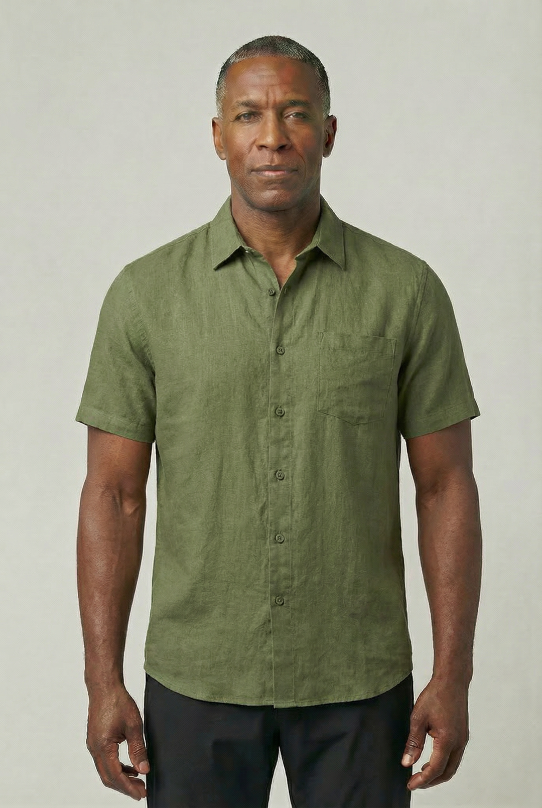VINCET | SHORT-SLEEVE LINEN SHIRT