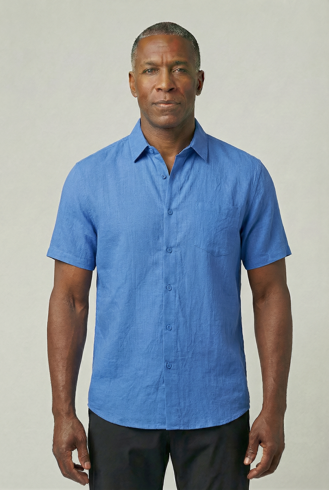 VINCET | SHORT-SLEEVE LINEN SHIRT