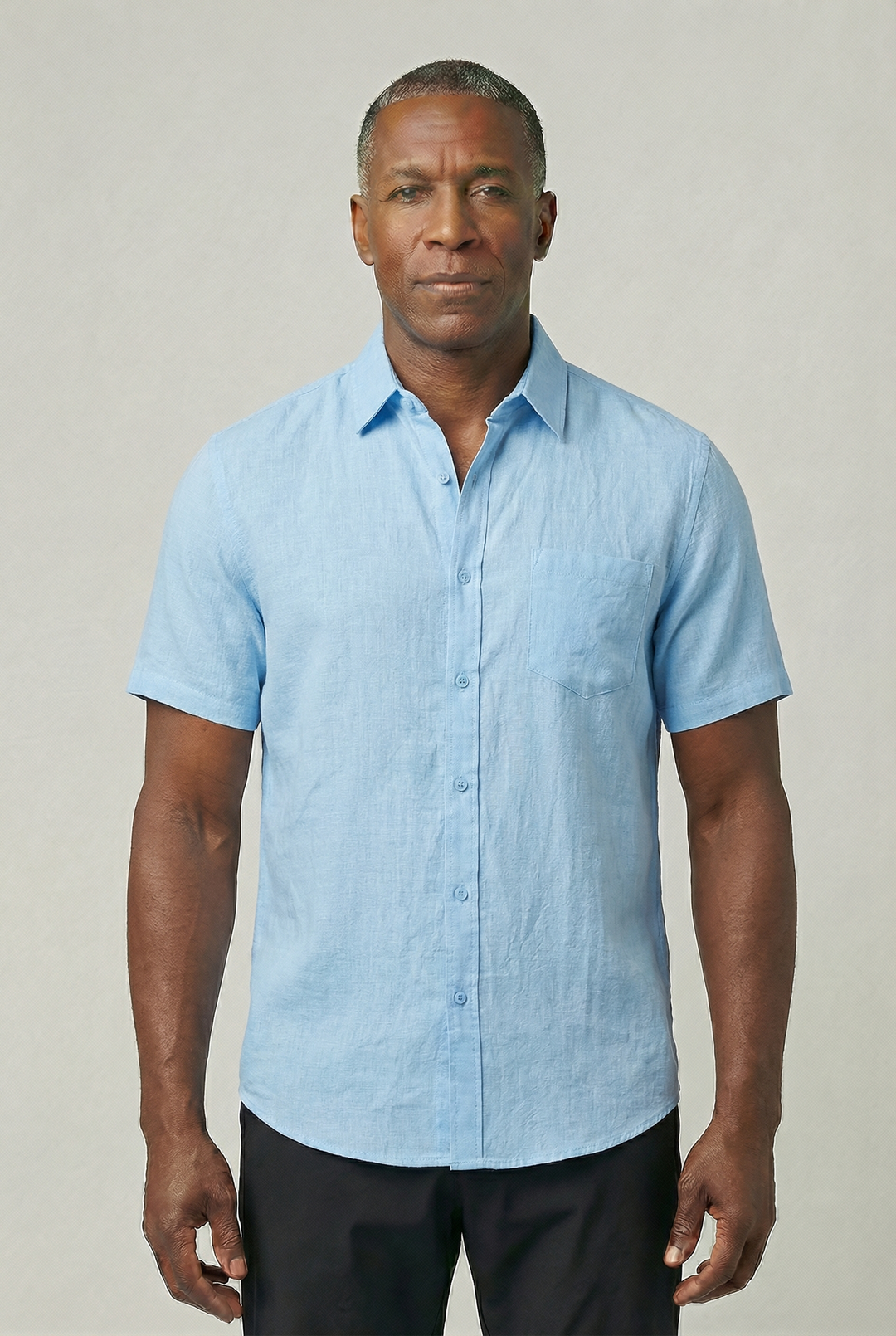 VINCET | SHORT-SLEEVE LINEN SHIRT