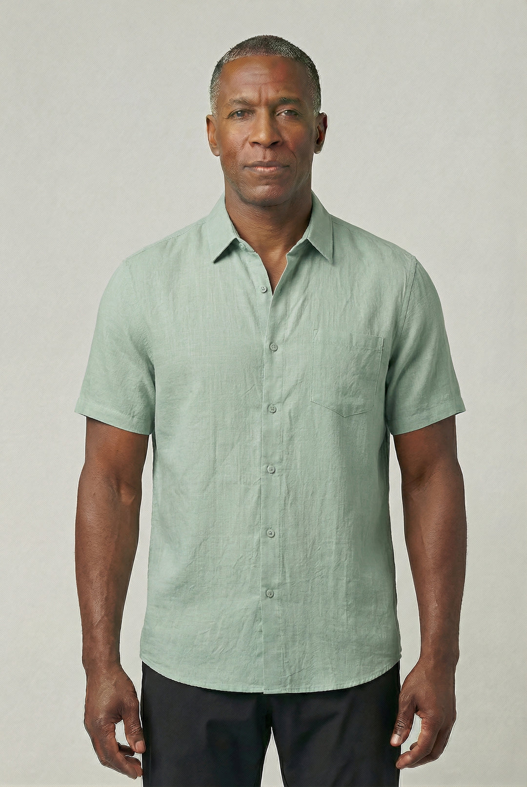 VINCET | SHORT-SLEEVE LINEN SHIRT