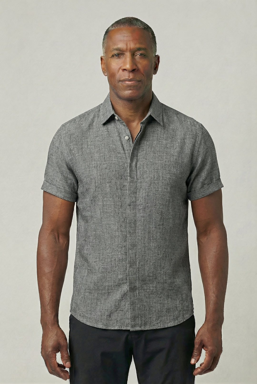 BENJAMIN | SHORT-SLEEVE LINEN SHIRT