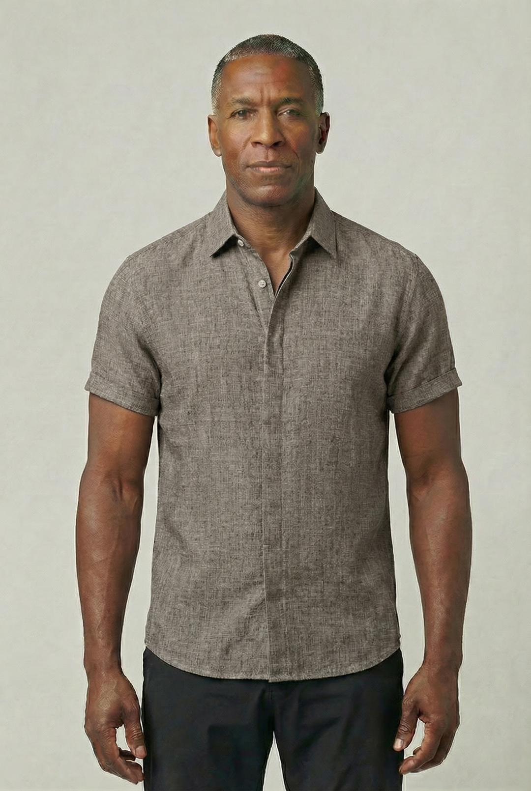 BENJAMIN | SHORT-SLEEVE LINEN SHIRT