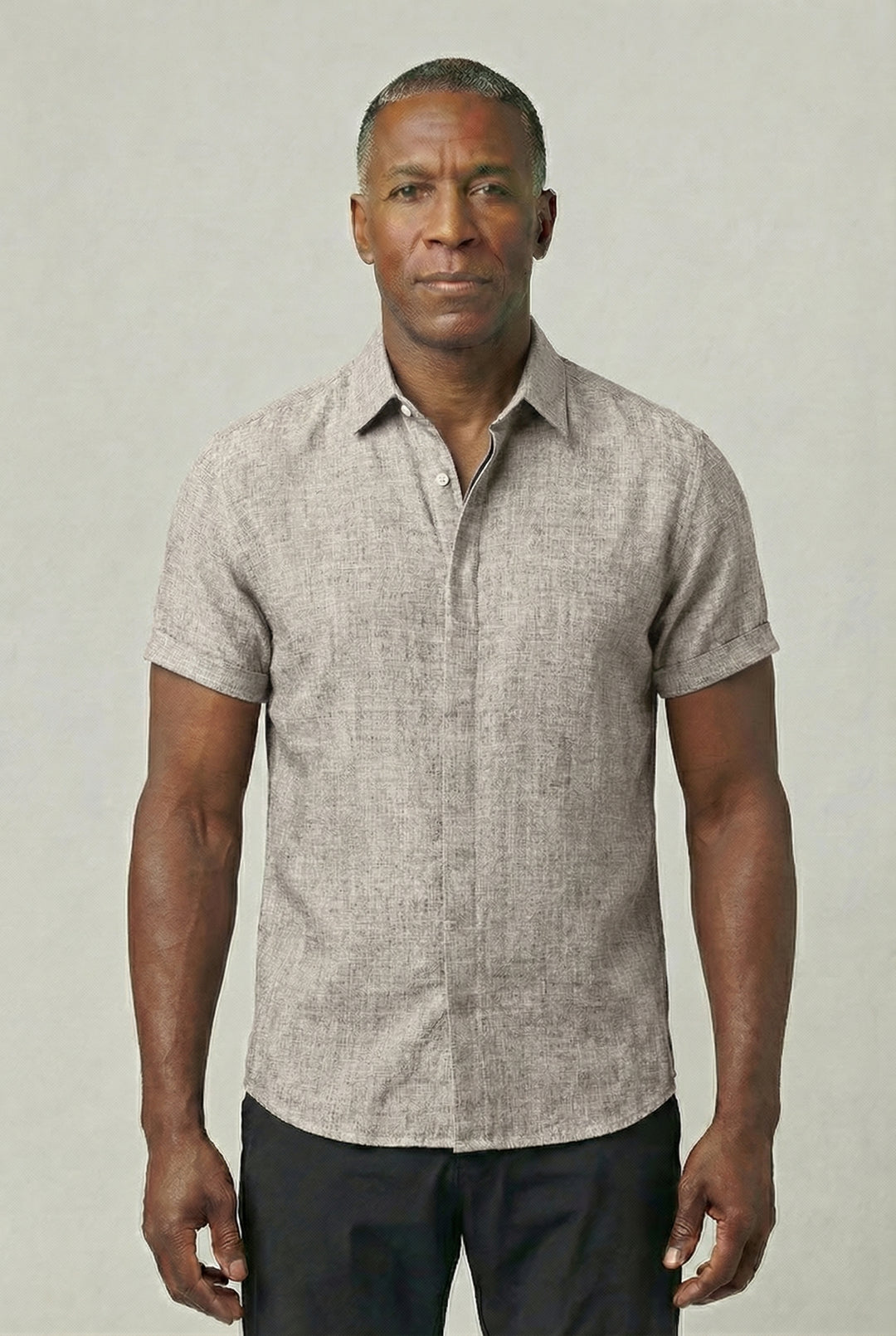 BENJAMIN | SHORT-SLEEVE LINEN SHIRT